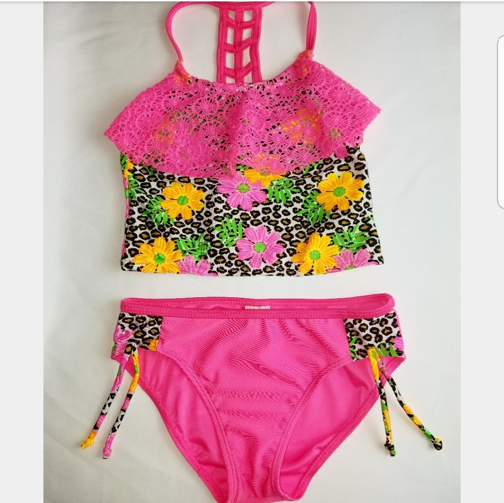 Bikini for girls 2CB Real Two Pieces Girls Bathing Suit